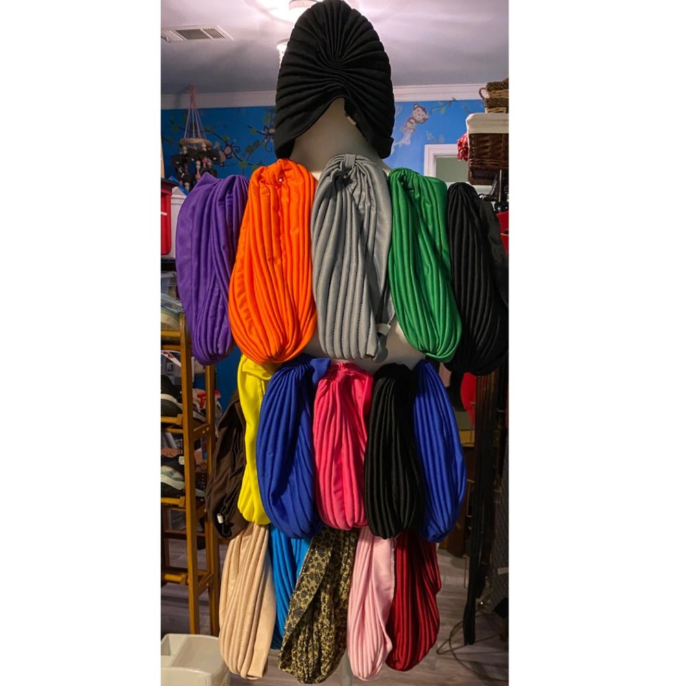 17 HAIR TURBANS